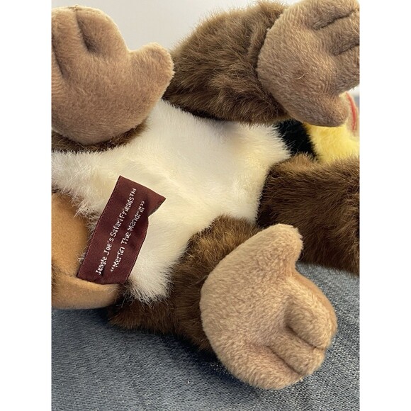 Vintage 90s Merlin The Mandrill Plush Jungle Joes Safari Friends w/Sound - Picture 4 of 6